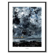The Town av August Strindberg som konstposter från Historly – med vit kant och titel