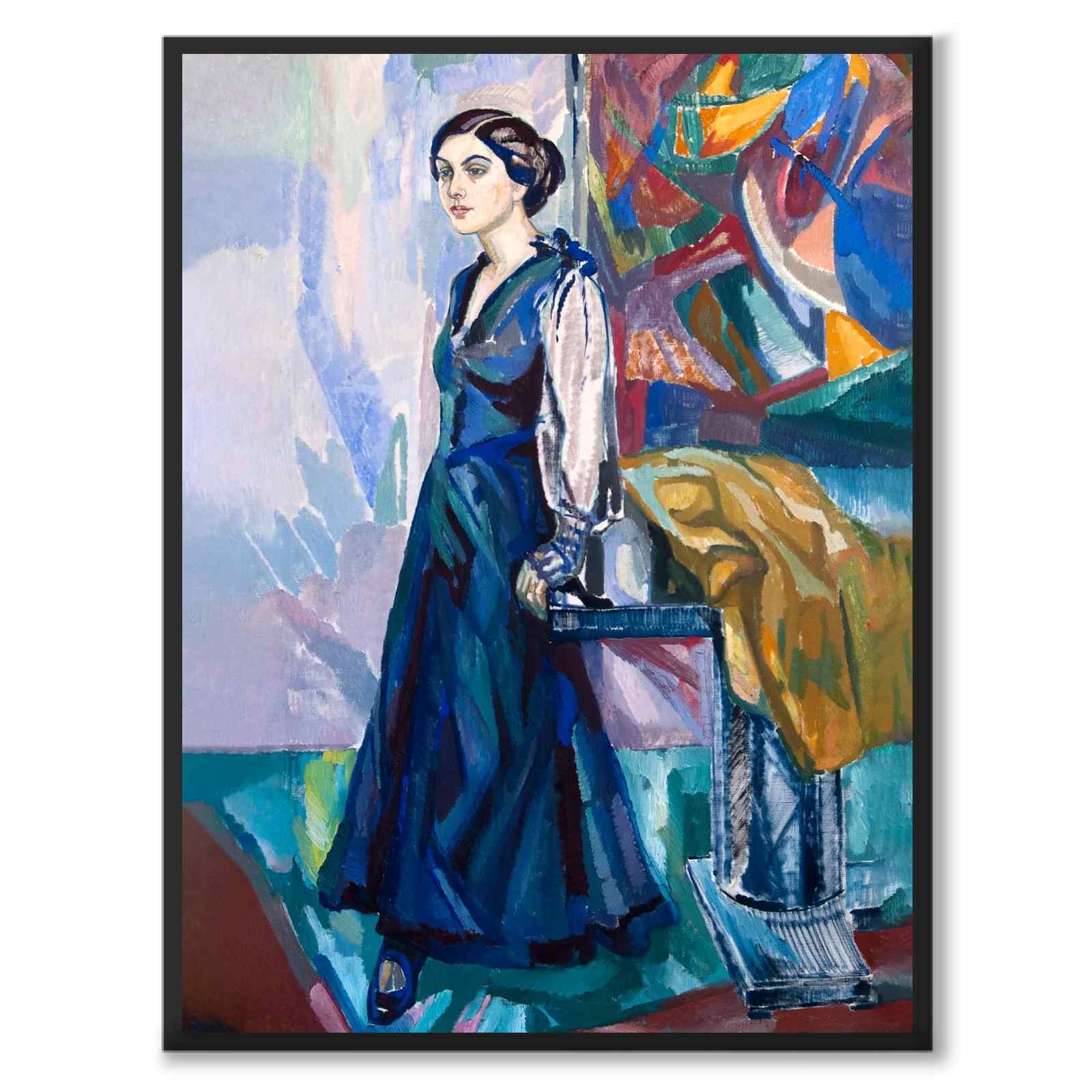 Lady in Blue - Plakat 