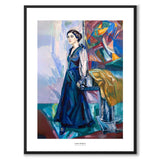 Lady in Blue - Plakat 
