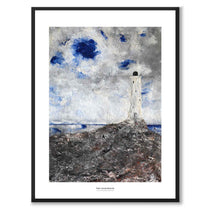 The Lighthouse av August Strindberg som konstposter från Historly – med vit kant och titel