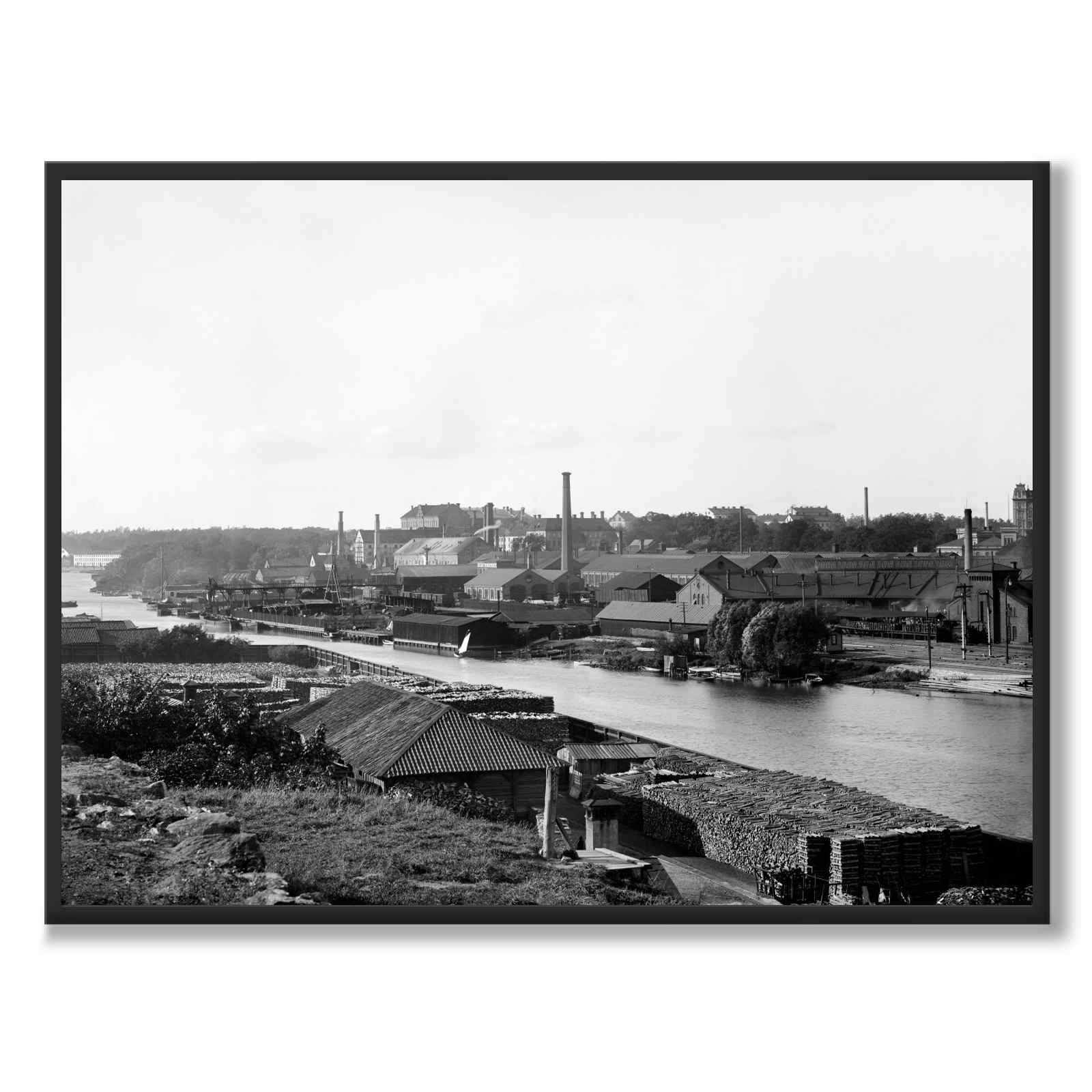 Karlbergkanalen i 1896