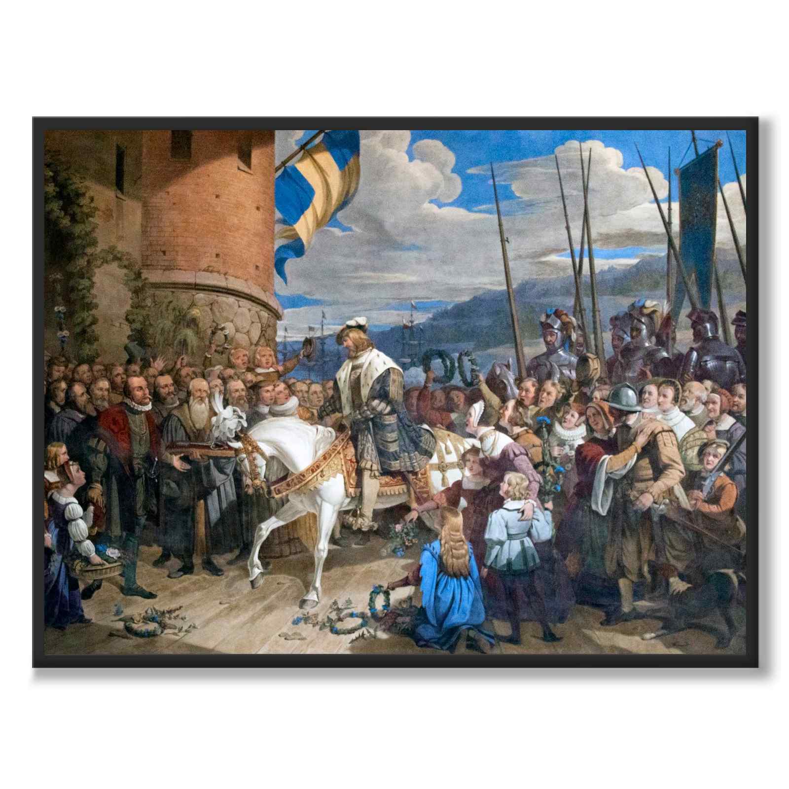 Gustav Vasas inntog i Stockholm 1523 - Plakat